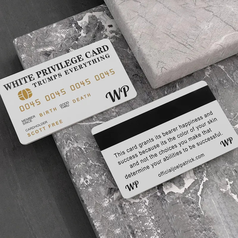 White Privilege Card [Free Today]