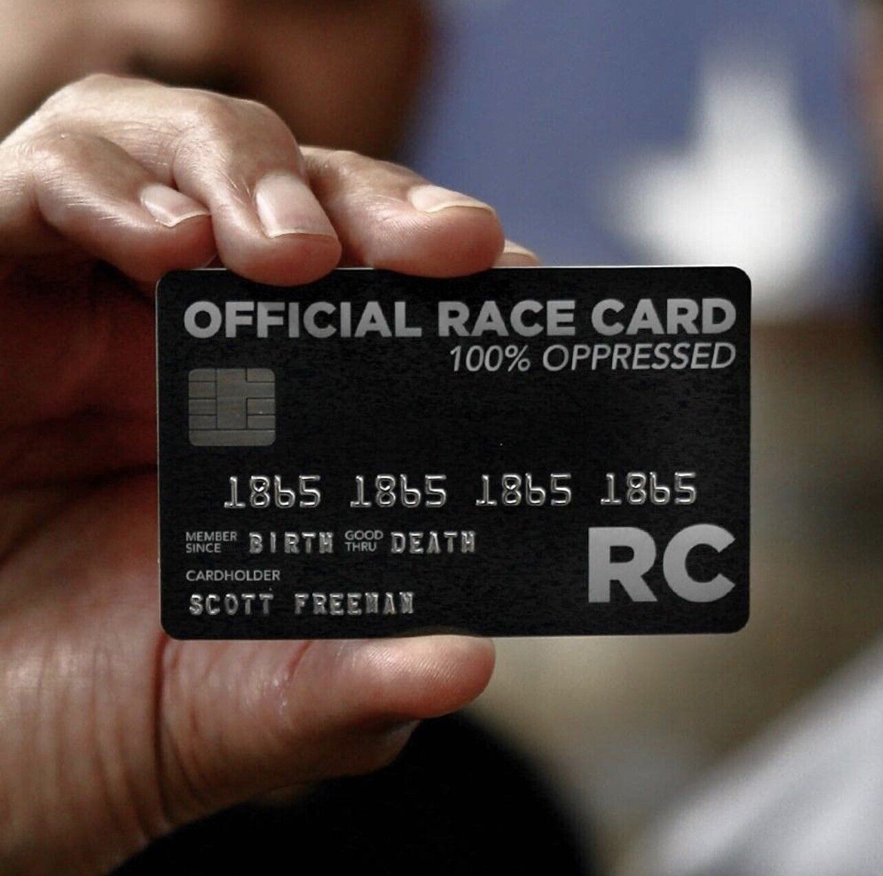 Official Race Card